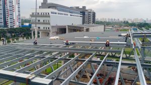 Structural roof at Jalan Papan (1)