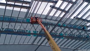 Structural roof at Jalan papan